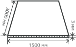 Лист нержавеющий  3х1500х3000 мм.  AISI 321 (08Х18Н10Т) холоднокатаный,  матовый